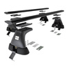 Portbagaj de bază pentru plafonul mașinii pentru: Ford Focus IV Hatchback (2019-....) - negru - fără elemente de montaj - aluminiu