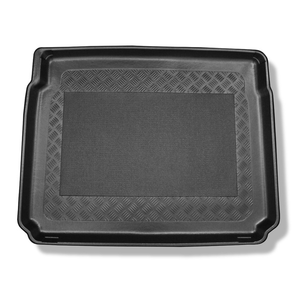 Tăviță pentru portbagaj auto: Renault Clio IV Grandtour (03.2013-....) - portbagaj inferior (posibilă folosire și în poziția superioară)