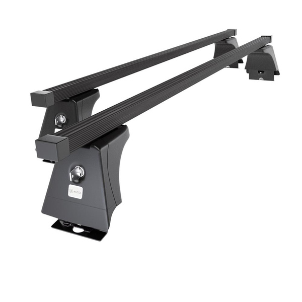 Portbagaj de bază pentru plafonul mașinii pentru: Peugeot Boxer III Autobuz (2014-....) - negru - puncte de montare - oțel