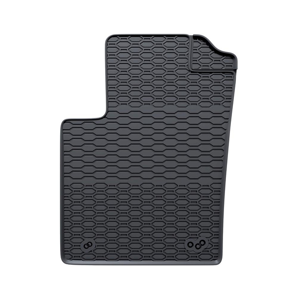 Covorașe auto din cauciuc: Ford Ka II Hatchback (2008-2016) - Negru - 4 buc.