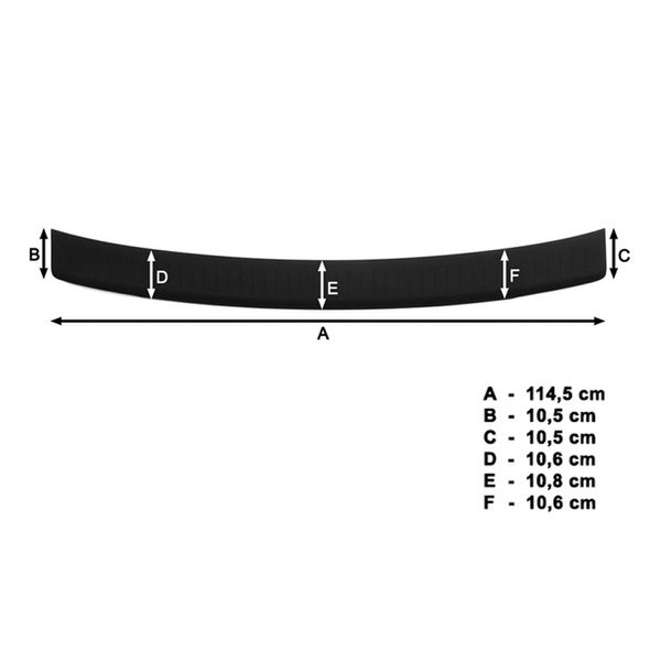 Plintă pentru bara de protecție spate pentru mașină: Suzuki SX4 Crossover (2006-2013)