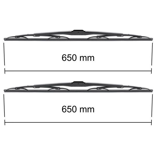 Ștergătoare auto de parbriz pentru Renault Premium Camion (1996-2014) - lamele standard