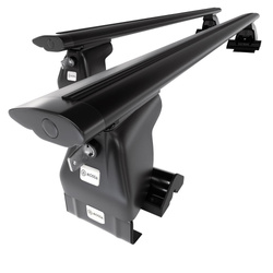 Portbagaj de bază pentru plafonul mașinii pentru: Nissan Pixo Hatchback (2009-2013) - negru - fără elemente de montaj - aluminiu