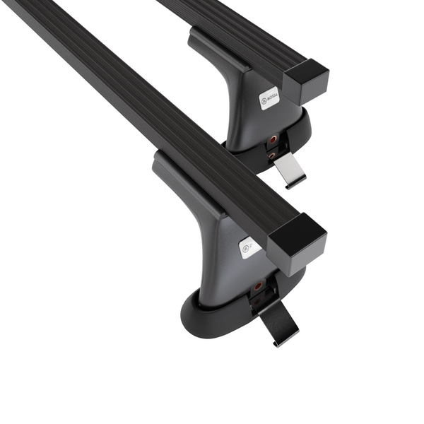 Portbagaj de bază pentru plafonul mașinii pentru: Toyota Hiace Van (2007-2012) - negru - puncte de montare - oțel