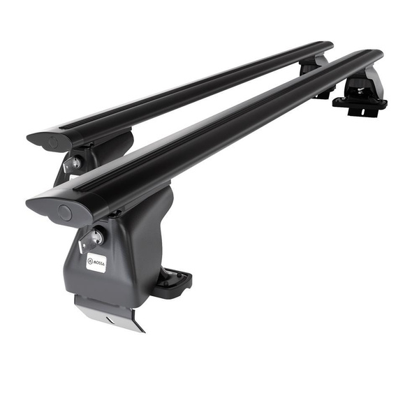 Portbagaj de bază pentru plafonul mașinii pentru: Citroen DS4 Hatchback (2011-2018) - negru - fără elemente de montaj - aluminiu