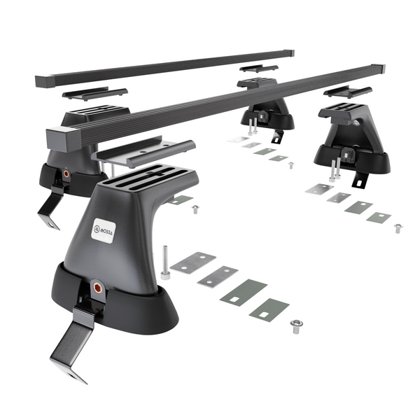 Portbagaj de bază pentru plafonul mașinii pentru: Opel Astra K mk V Sports Tourer (2016-2022) - negru - fără elemente de montaj - oțel