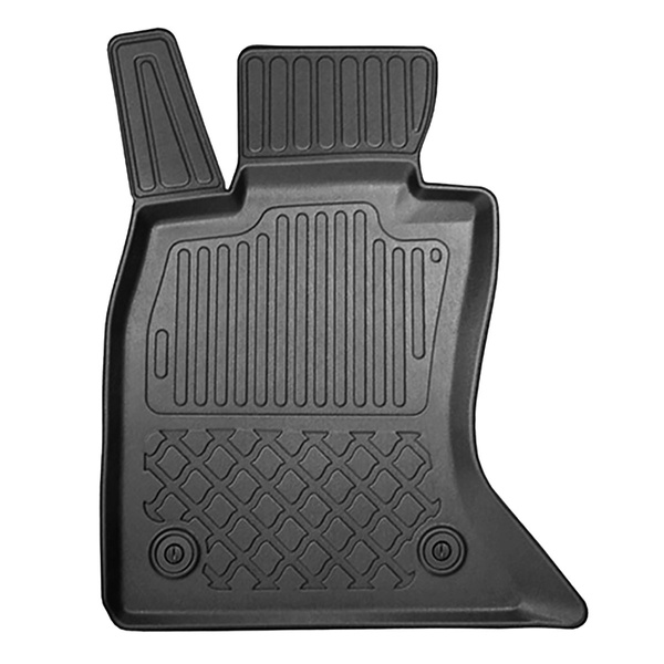 Covorașe TPE pe măsură: BMW Seria 5 F11 Touring (03.2010-2013) - X-drive; distanța dintre ghidajele scaunului din față (în spate) 415 mm