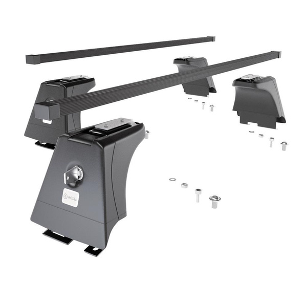 Portbagaj de bază pentru plafonul mașinii pentru: Toyota Avensis mk III Combi (2009-2019) - negru - puncte de montare - oțel