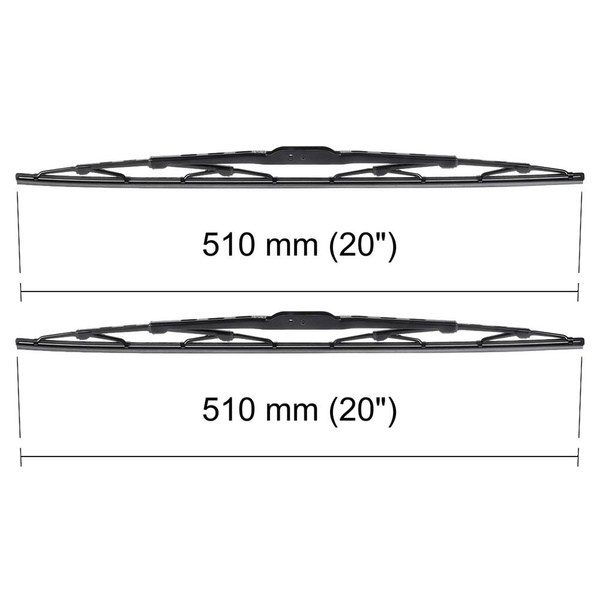 Ștergătoare auto de parbriz pentru Dacia Duster I SUV (10.2009-11.2014) - lamele standard