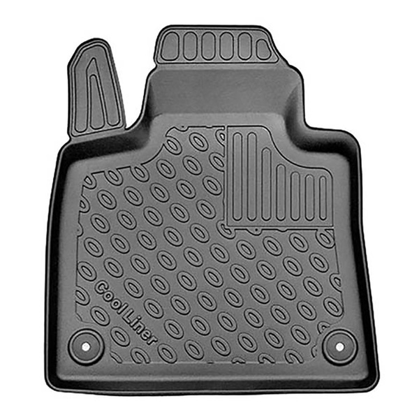 Set cu tăvița pentru portbagaj și covorașe auto TPE pentru: Citroen C4 Picasso II Dubita (07.2013-11.2020) - 5 locuri; portbagaj inferior (fără inserție de polistiren sub podeaua portbagajului); fără rândul III