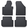 Covorașe auto din cauciuc: Volkswagen Touran II Dubita (2010-2015) - Negru - 4 buc.