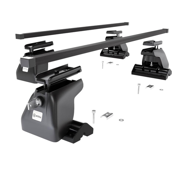 Portbagaj de bază pentru plafonul mașinii pentru: Citroen Jumpy III Van (2016-....) - negru - puncte de montare - oțel