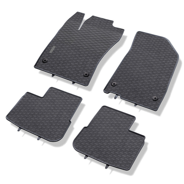 Covorașe auto din cauciuc: Fiat Tipo (2016-....) - negru