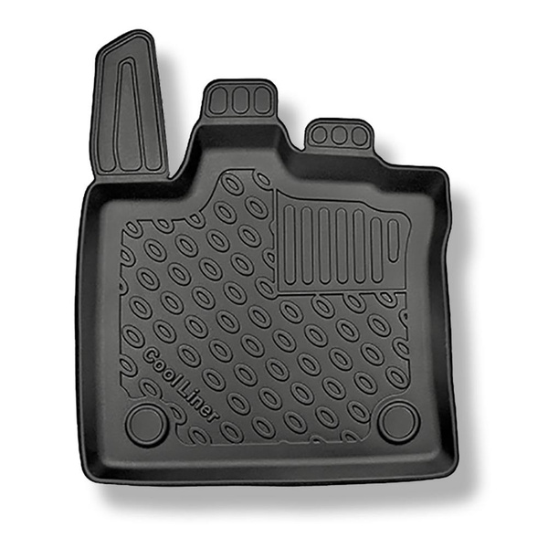 Set cu tăvița pentru portbagaj și covorașe auto TPE pentru: Renault Captur II SUV (01.2020-06.2024) - portbagaj superior; podea mobilă în poziția cea mai înaltă; nu pentru versiunea E-Tech Full Hybrid