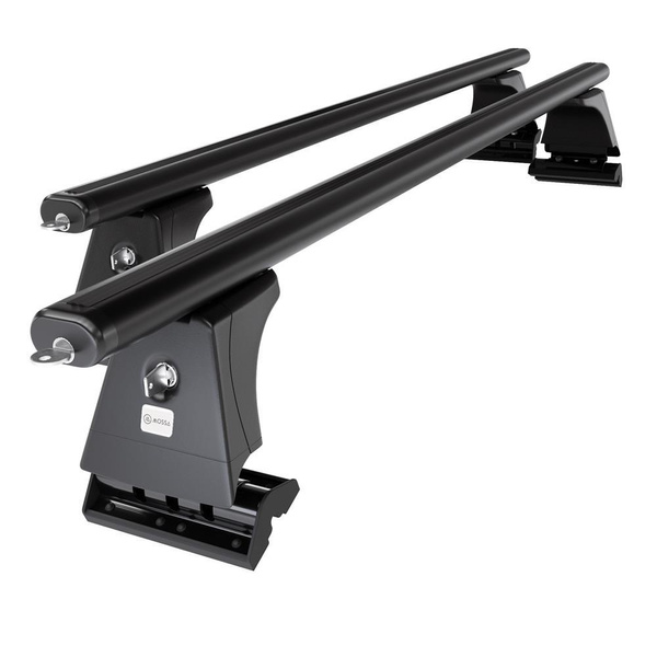 Portbagaj de bază pentru plafonul mașinii pentru: BMW Seria 7 G11 Limuzină (2015-2022) - negru - puncte de montare - aluminiu