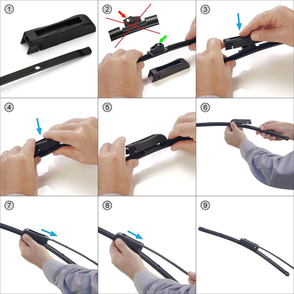 Ștergătoare auto de parbriz pentru Peugeot 301 Berlină (09.2012-2017) - lamele plete