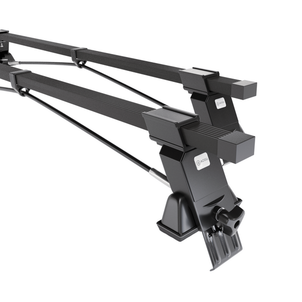 Portbagaj de bază pentru plafonul mașinii pentru: Skoda Fabia mk I Hatchback (2001-2008) - negru - fără elemente de montaj - oțel