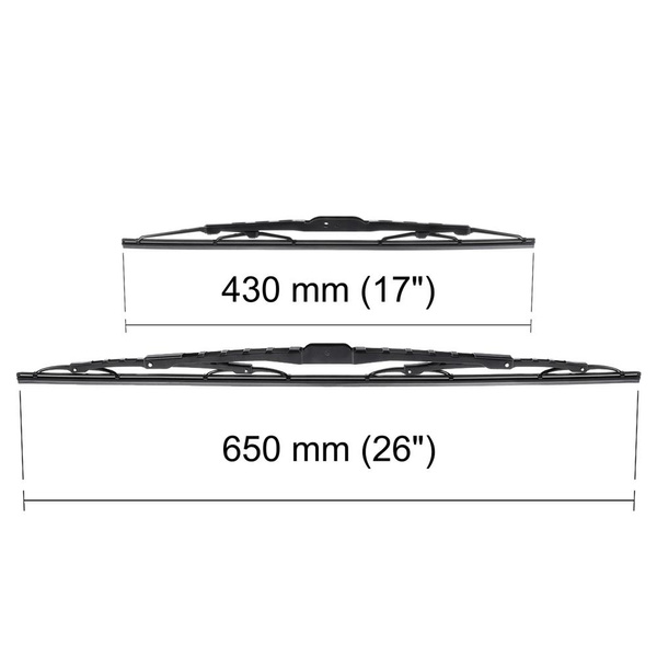 Ștergătoare auto de parbriz pentru Nissan Qashqai II Crossover (12.2013-2021) - lamele standard