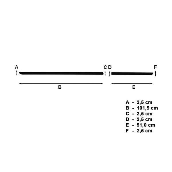 Mulaje laterale pentru mașină: Ford Fiesta VIII Hatchback (5 uși) - (2017-....)