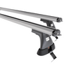 Portbagaj de bază pentru plafonul mașinii pentru: Peugeot 508 Berlină (2011-2019) - argintiu - fără elemente de montaj - aluminiu
