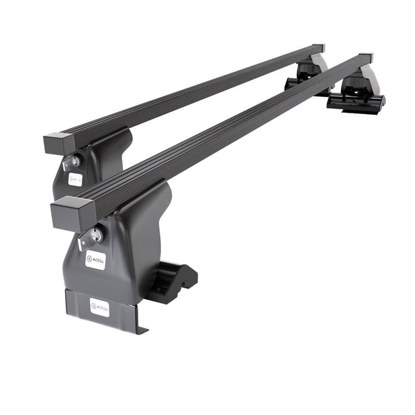 Portbagaj de bază pentru plafonul mașinii pentru: Volkswagen Scirocco Coupé (2008-2017) - negru - fără elemente de montaj - oțel