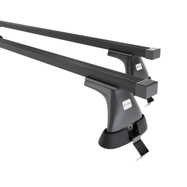 Portbagaj de bază pentru plafonul mașinii pentru: Ford Focus mk III Combi (2011-2018) - negru - fără elemente de montaj - oțel