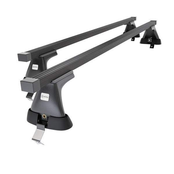 Portbagaj de bază pentru plafonul mașinii pentru: Ford Focus mk III Combi (2011-2018) - negru - fără elemente de montaj - oțel