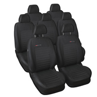 Huse croite pe măsură pentru Seat Alhambra II Van (2010-2020) cu scaune pentru copii pe locurile din spate - E4