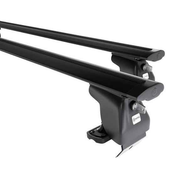 Portbagaj de bază pentru plafonul mașinii pentru: Renault Captur I SUV (2013-2019) - negru - fără elemente de montaj - aluminiu