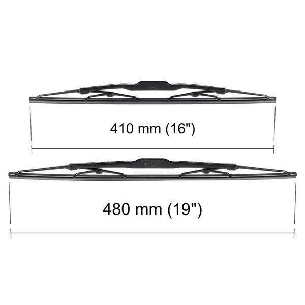 Ștergătoare auto de parbriz pentru Ford Ka I Hatchback (09.1996-09.2008) - lamele standard
