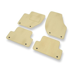 Covorașe auto din catifea pentru: Volvo V40 II Hatchback (2012-2019) - bej