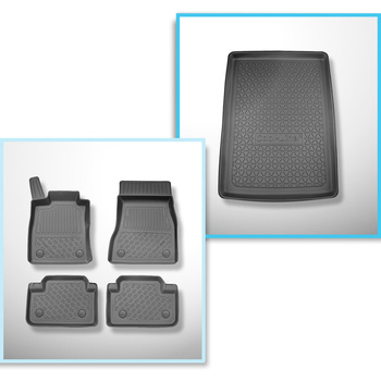 Set cu tăvița pentru portbagaj și covorașe auto TPE pentru: BMW Seria 5 G60, G90