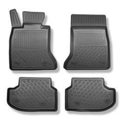 Covorașe TPE pe măsură: BMW Seria 5 F10 Limuzină (2013-01.2017) - fără X-drive; distanța dintre ghidajele scaunului din față (în spate) 365mm