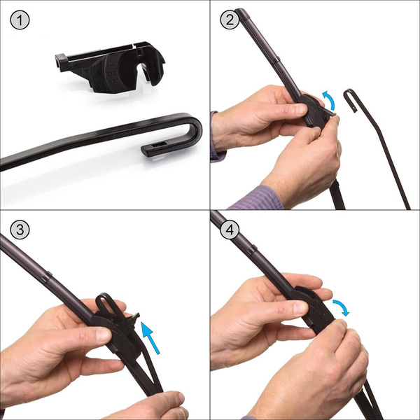 Ștergătoare auto de parbriz pentru Nissan Leaf Hatchback (10.2010-2017) - lamele plete