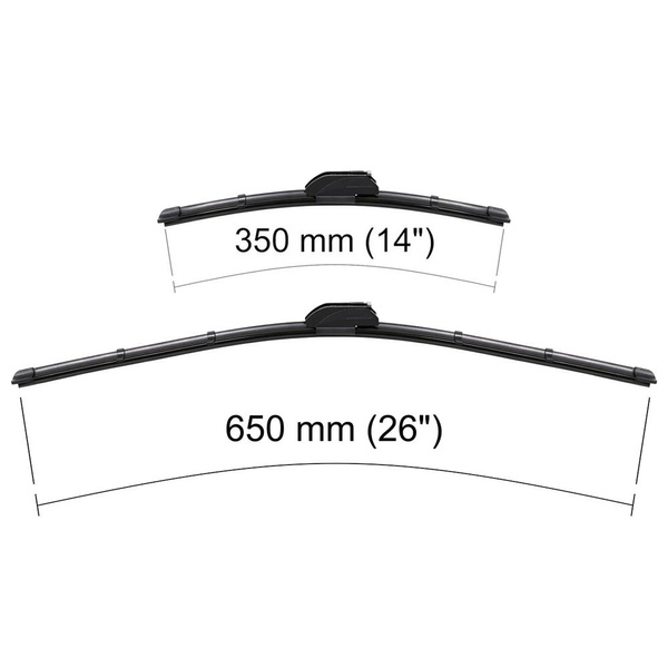 Ștergătoare auto de parbriz pentru Toyota Auris II Hatchback, Touring Sports (10.2012-2018) - lamele plete