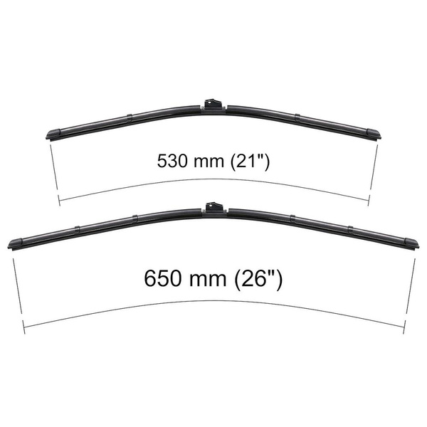 Ștergătoare auto de parbriz pentru Fiat Ducato III Van (06.2006-2014) - lamele plete