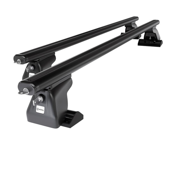 Portbagaj de bază pentru plafonul mașinii pentru: Ford Focus mk II Combi (2005-2007) - negru - Profilul T - aluminiu