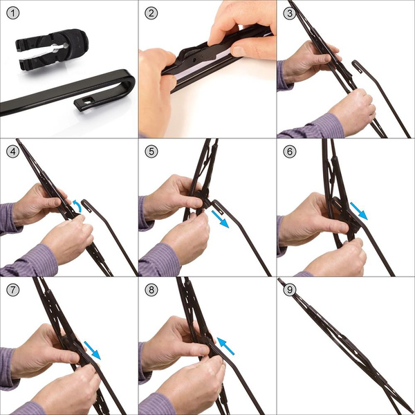 Ștergătoare auto de parbriz pentru Nissan NV200 Van (08.2009-2023) - lamele standard