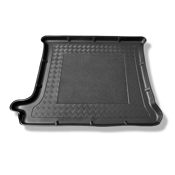 Tăviță pentru portbagaj auto: Opel Vivaro A Vagon (09.2001-08.2014) - versiunea pentru pasageri (combi/tour); în spatele celui de-al treilea rând de scaune; aer condiționat suplimentar; L2 (ampatament lung)