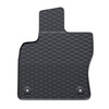 Covorașe auto din cauciuc: Volkswagen Touran III Dubita (2015-....) - Negru - 3 buc.