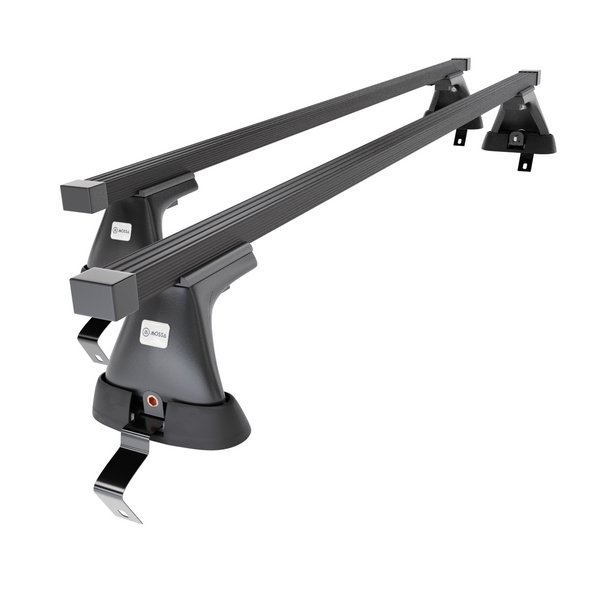 Portbagaj de bază pentru plafonul mașinii pentru: Renault Clio mk IV Hatchback (2013-2019) - negru - fără elemente de montaj - oțel