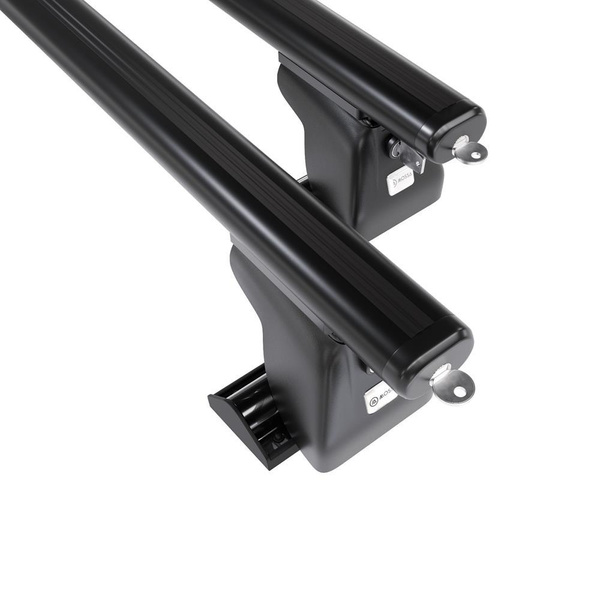 Portbagaj de bază pentru plafonul mașinii pentru: Ford Focus mk II Combi (2005-2007) - negru - Profilul T - aluminiu