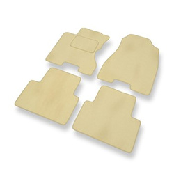 Covorașe auto din catifea pentru: Renault Koleos I SUV (2008-2015) - bej