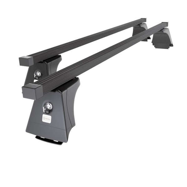 Portbagaj de bază pentru plafonul mașinii pentru: Toyota Avensis mk III Combi (2009-2019) - negru - puncte de montare - oțel