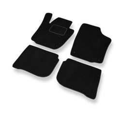 Covorașe auto din catifea pentru: Skoda Rapid II Liftback, Spaceback (2012-2019) - negru
