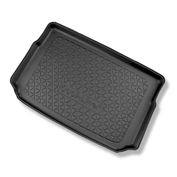 Tăviță pentru portbagaj auto: Renault Captur II SUV (01.2020-....) - portbagaj superior; podea mobilă în poziția cea mai înaltă; nu pentru versiunea E-Tech Full Hybrid