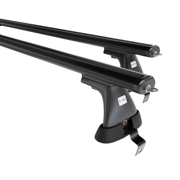 Portbagaj de bază pentru plafonul mașinii pentru: Alfa Romeo Giulietta Hatchback (2010-2020) - negru - fără elemente de montaj - aluminiu