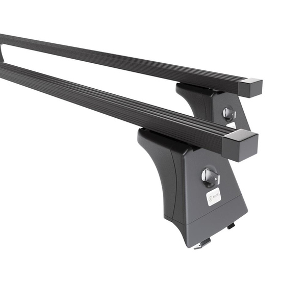 Portbagaj de bază pentru plafonul mașinii pentru: Hyundai i40 Wagon (2011-2018) - negru - șine integrate - oțel