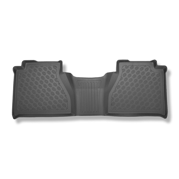 Covorașe TPE pe măsură: Nissan Navara NP300 Pick-Up (01.2016-....) - cârlige de fixare în podea