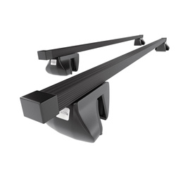 Portbagaj de bază pentru plafonul mașinii pentru: Suzuki Grand Vitara SUV (1998-2004) - negru - Șine - oțel